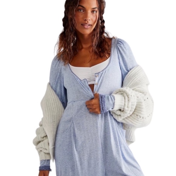 Free People Intimately On Point Onesie Jumpsuit One Piece Romper - Picture 9 of 15